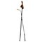 Vintage Folding Valet Stand in Wood, Iron and Brass from Fratelli Reguitti, Italy, 1950s, Image 8