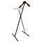 Vintage Folding Valet Stand in Wood, Iron and Brass from Fratelli Reguitti, Italy, 1950s 1