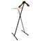 Vintage Folding Valet Stand in Wood, Iron and Brass from Fratelli Reguitti, Italy, 1950s, Image 1