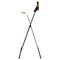 Vintage Folding Valet Stand in Wood, Iron and Brass from Fratelli Reguitti, Italy, 1950s, Image 6