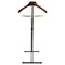 Vintage Folding Valet Stand in Wood, Iron and Brass from Fratelli Reguitti, Italy, 1950s 2