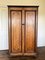 Honey Oak Cupboard with Geometric Inlay, 1890s, Image 1