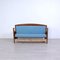 Ottoman Sofa in Walnut Wood with Inlays, Italy, 1920s, Image 5