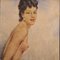 Nudo di donna, anni '60, dipinto ad olio, con cornice, Immagine 3