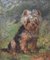 Kleiner Yorkshire Terrier, 1879, Öl auf Leinwand, Gerahmt 2