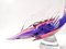 Large Pink and Blue Murano Glass Swordfish attributed to Archimede Seguso, Italy, 1960s 7