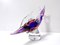 Large Pink and Blue Murano Glass Swordfish attributed to Archimede Seguso, Italy, 1960s 4