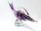 Large Pink and Blue Murano Glass Swordfish attributed to Archimede Seguso, Italy, 1960s 3