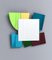 Asymmetrical Colored Mirror in the style of Ettore Sottsass, 1980s 6
