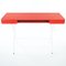Cosimo Desk with Red Glossy Lacquered Top by Marco Zanuso Jr. for Adentro 2