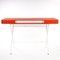 Cosimo Desk with Red Glossy Lacquered Top by Marco Zanuso Jr. for Adentro 3