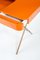 Cosimo Desk with Orange Glossy Lacquered Top by Marco Zanuso Jr. for Adentro 4