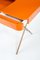 Cosimo Schreibtisch mit orange glänzend lackierter Platte von Marco Zanuso Jr. für Adentro 4