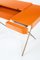 Cosimo Desk with Orange Glossy Lacquered Top by Marco Zanuso Jr. for Adentro 6