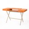 Bureau Cosimo avec Plateau Laqué Orange Brillant par Marco Zanuso Jr. pour Adentro 1