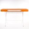 Cosimo Desk with Orange Glossy Lacquered Top by Marco Zanuso Jr. for Adentro 2