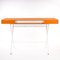 Cosimo Desk with Orange Glossy Lacquered Top by Marco Zanuso Jr. for Adentro, Image 2