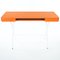 Cosimo Desk with Orange Glossy Lacquered Top by Marco Zanuso Jr. for Adentro, Image 3