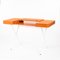 Cosimo Desk with Orange Glossy Lacquered Top by Marco Zanuso Jr. for Adentro, Image 5