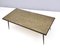 Rectangular Etched Brass Coffee Table by G.Urs, Italy 4