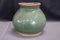 Ming Dynasty Chinese Stoneware Jar Celadon with Fluted Detail 4