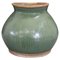 Ming Dynasty Chinese Stoneware Jar Celadon with Fluted Detail, Image 1