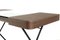 Cosimo Desk with Walnut Veneer and Bronze Lacquered Frame by Marco Zanuso Jr. for Adentro 8