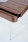 Cosimo Desk with Walnut Veneer and Glass Top by Marco Zanuso Jr. for Adentro 8