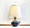 Lámpara de mesa Studio Line de cerámica en azul de Bjørn Wiinblad para Rosenthal, años 60, Imagen 3