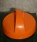 Orange Plastic Make-Up Mirror, Italy, 1970s, Image 7