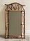 Aesthetic Movement Faux Tortoiseshell Bamboo Wall Mirror, 1890s 1