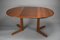 Mid-Century Modern Jatoba Extendable Wooden Dining Table by Niels Otto (N. O.) Møller, Denmark, 1960s, Image 6