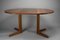 Mid-Century Modern Jatoba Extendable Wooden Dining Table by Niels Otto (N. O.) Møller, Denmark, 1960s, Image 5