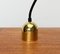 Lámpara colgante modelo Solan alemana posmoderna vintage de latón con contrapeso de Florian Schulz, años 80, Imagen 16