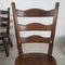 Scandinavian Brutalist Chairs, 1950s, Set of 4, Image 14