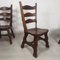 Scandinavian Brutalist Chairs, 1950s, Set of 4, Image 7