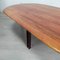 Table Basse en Travertin Rouge, 1970s 23