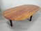Red Travertine Coffee Table, 1970s 5