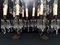 Lámparas de mesa Girandole antiguas grandes con cristales, Francia. Juego de 2, Imagen 9