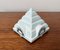 Postmodern Limited Edition Philip Morris Porcelain Stacking Ashtray Pyramide Tip Lid by Frank Stella for Rosenthal, 2000s 1