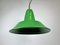 Industrial Italian Green Factory Hanging Lamp, 1970s 6