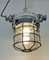 Industrial Bunker Ceiling Light with Iron Cage from Elektrosvit, 1970s, Image 17