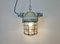 Industrial Bunker Ceiling Light with Iron Cage from Elektrosvit, 1970s, Image 16