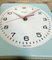 Vintage Turquoise East German Wall Clock from Weimar Electronic , 1970s 17