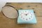 Vintage Turquoise East German Wall Clock from Weimar Electronic , 1970s 16