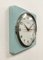 Vintage Turquoise East German Wall Clock from Weimar Electronic , 1970s 5