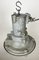 Lámpara colgante industrial de aluminio fundido en gris, años 60, Imagen 10