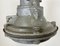 Lámpara colgante industrial de aluminio fundido en gris, años 60, Imagen 4