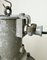 Lámpara colgante industrial de aluminio fundido en gris, años 60, Imagen 5