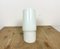 Vintage White Porcelain Wall Light with Milk Glass, 1970s 5